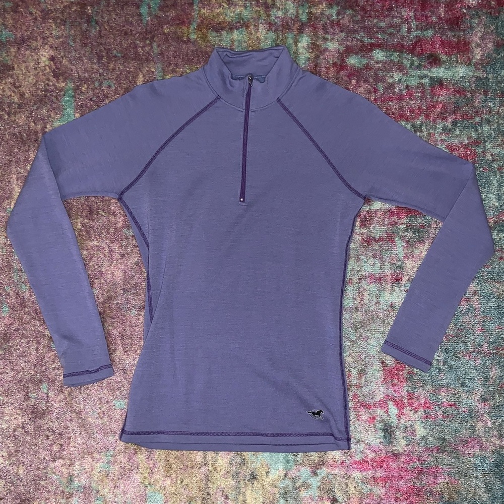 SmartPak Merino Wool 1/4 Zip Top- S